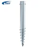 High Quality Ground Mounting Solar System Q235 Zinc Coating Ground Screw Beach Umbrella Anchor