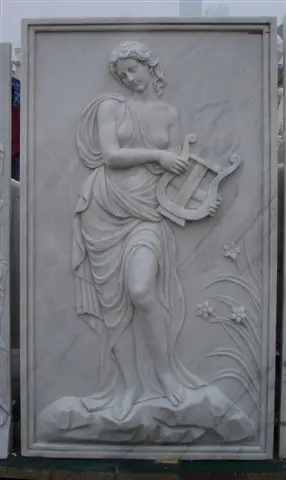 
Nice decoration hand carved wall pattern sculpture marble stone relief carving 