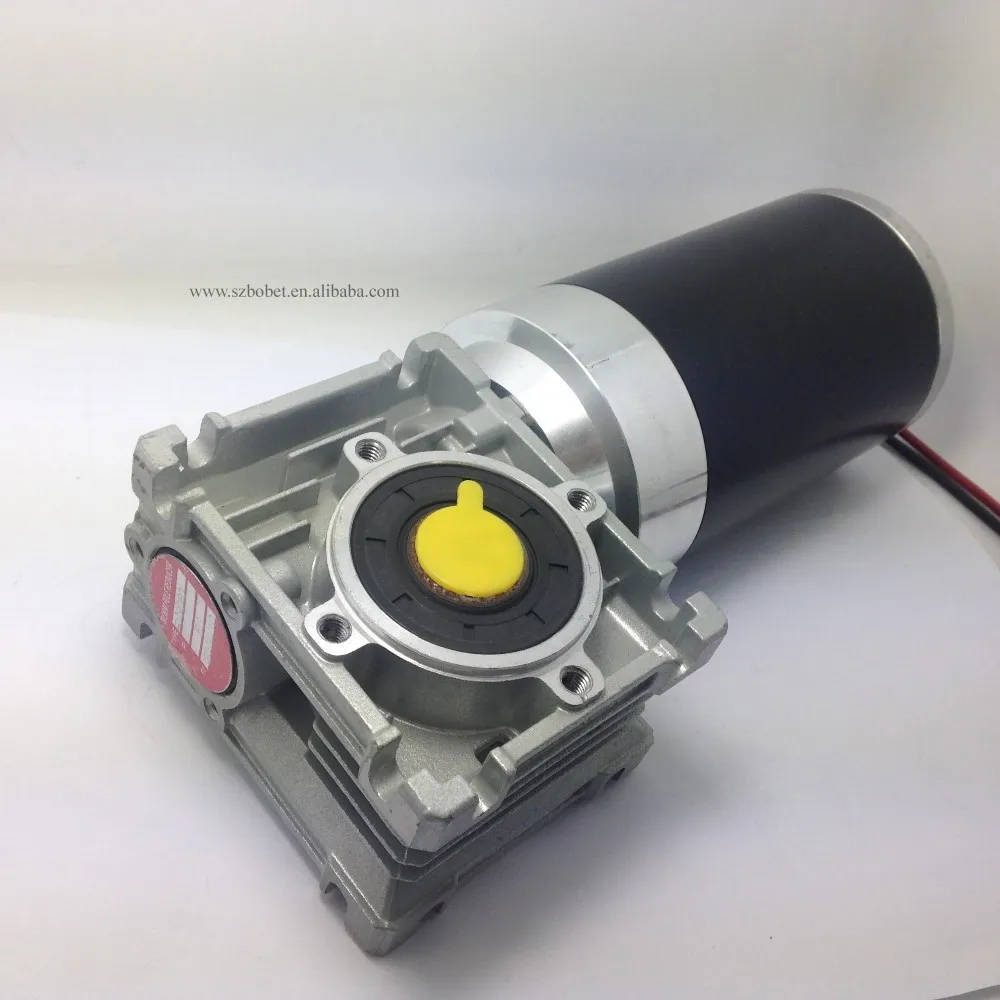 20nm Low Speed Dc Worm Gear Motor 12v/24v 120w Heavy Duty Dc Gear Motor