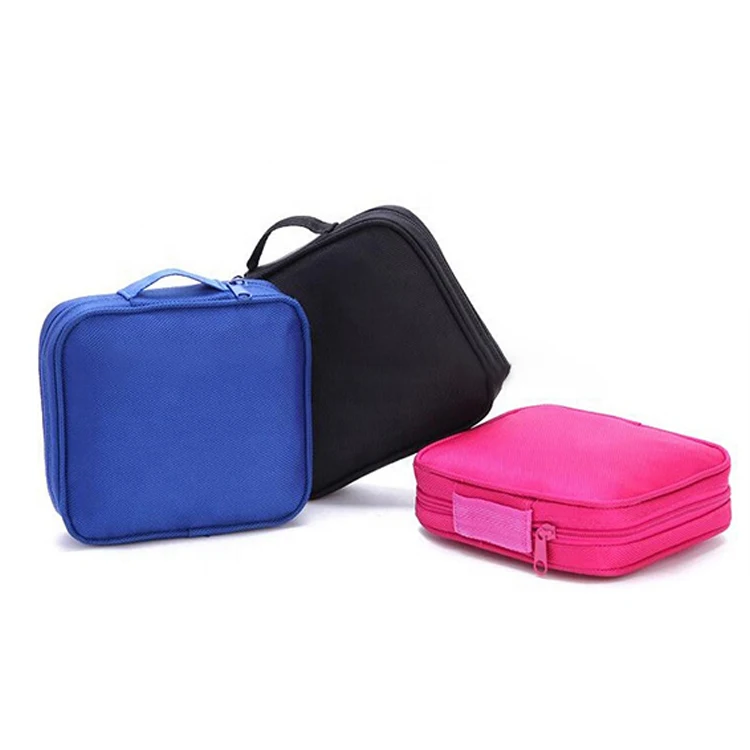

Travel Cosmetic Organizer Polyester Hanging Makeup Bags, Customized color
