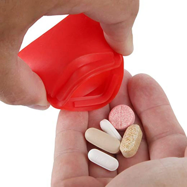 
BPA Free 100% Food Grade Silicone Pill Container Silicone Eco-friendly small Container For Pill 