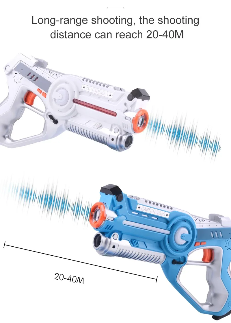 shocking laser tag gun set