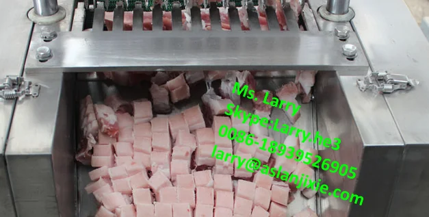 questions machine packaging Hot Frozen Selling Dicer Meat Cutter/frozen Meat Cube