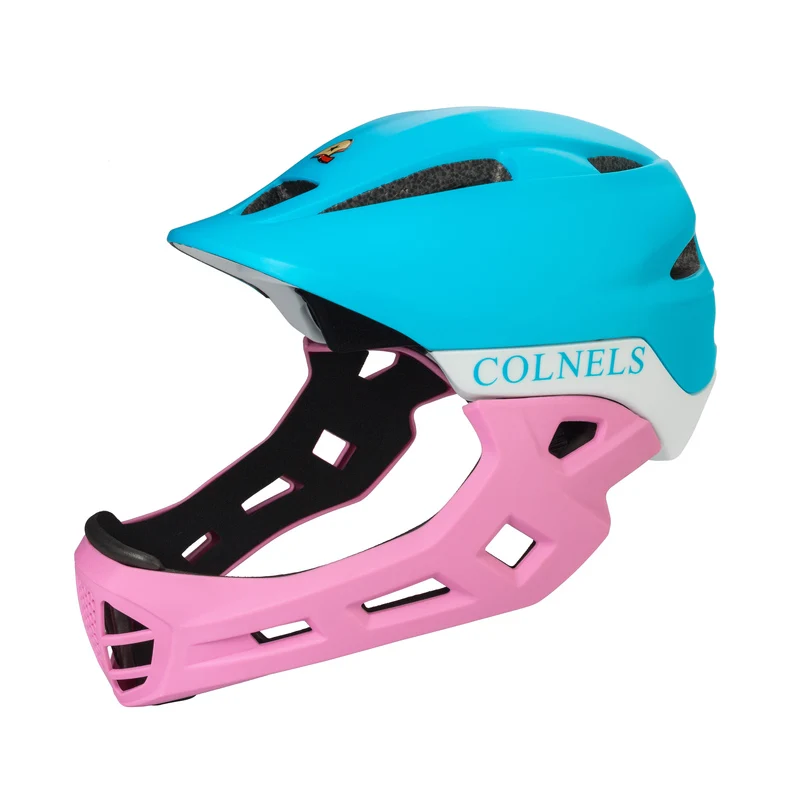 Oem Helmet Manufacturer Kids Downhill Full Face Helmet With Chin Guard