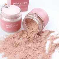 

Pink Bentonite Powder Rose Clay Mask for Pimples and Acne Treatment Skin Care