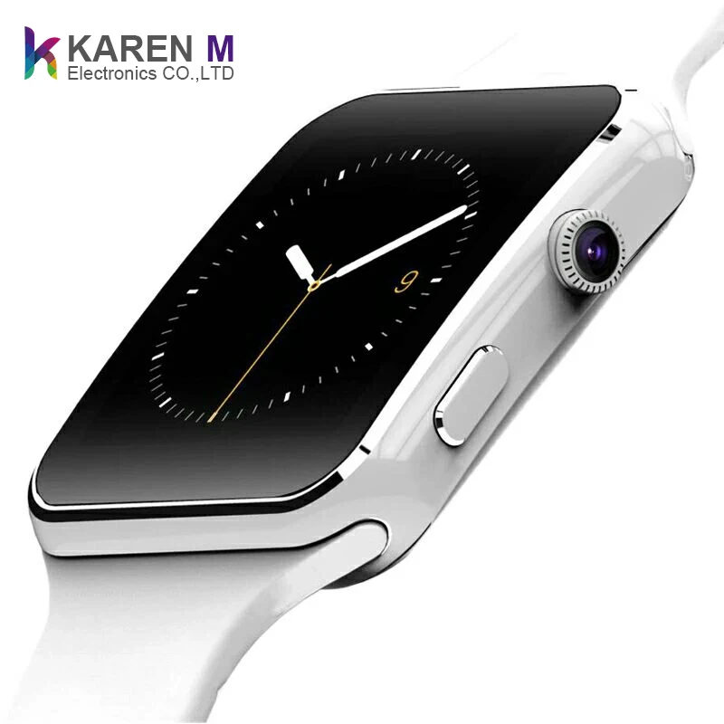 

Smart watch x6 SIM TF Card reloj inteligente smartwatch For Android Phone, Black;white