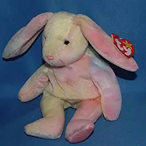 Ty Beanie Baby Hippie Bunny 1998 MWMT Easter colors will vary