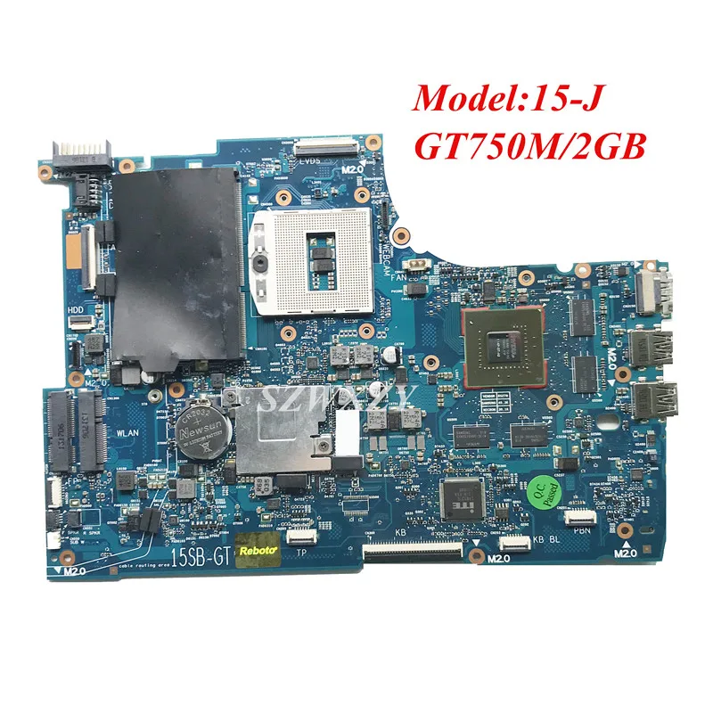 

FOR HP 15-J Laptop motherboard 720569-601 720569-001 6050A2547601-MB-A02 GT750M 2GB