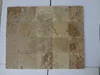 Chinese cheap natural Travertine Tiles/ Slabs yellow beige,coffee,rusty colors honed processing surface
