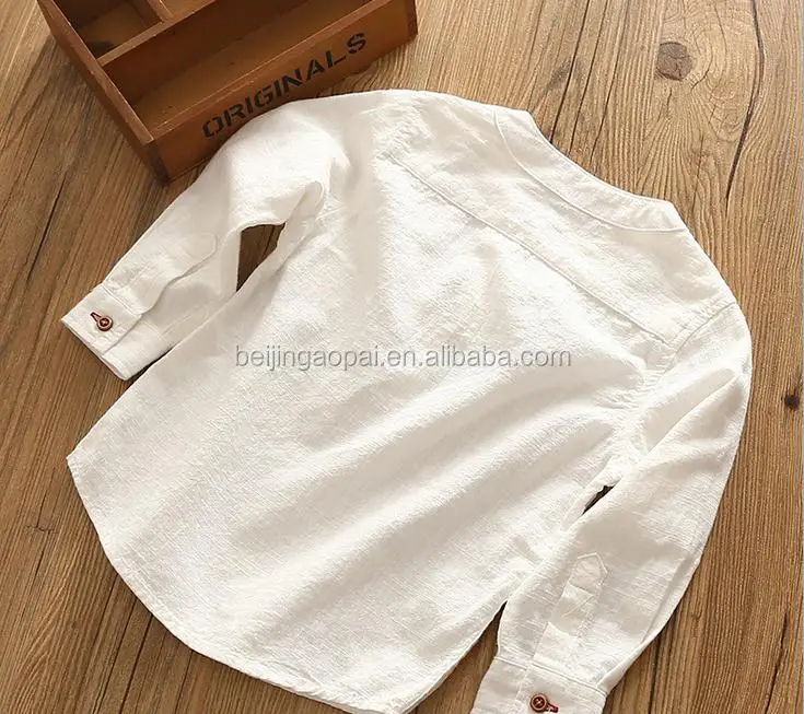 
Supplier China plus size wholesale children clothing kids baby shirt plain white 