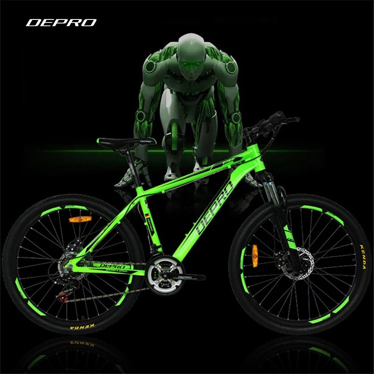

21 Speed Nice design Aluminum Alloy bikes mountain bicicleta for adults, Black blue/ black green/fluorescent green/white red
