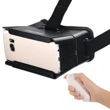 Superor Price New Google Cardboard VR BOX Virtual Reality 3D Glasses for iPhone 6S/6S Plus + Remote Control M30