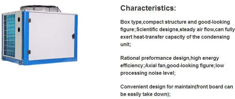 Walk in cooler condensing unit