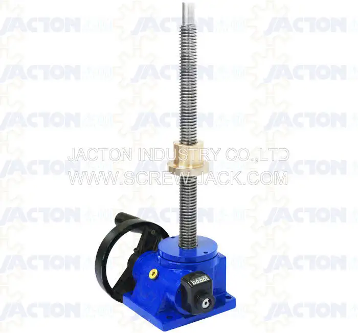 Manual Hand Operation Worm Gear Screw Jacks Jt1t 2000lbs For Lift
