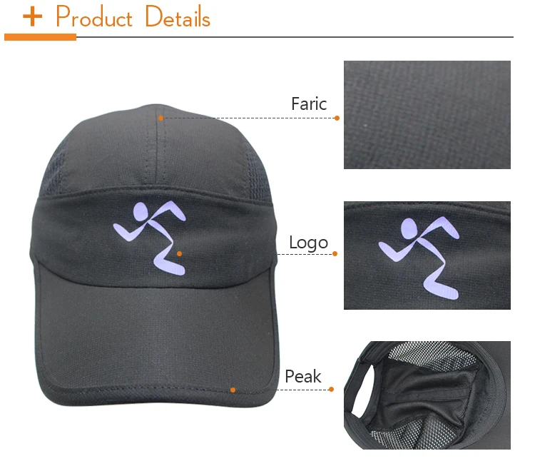 custom running caps