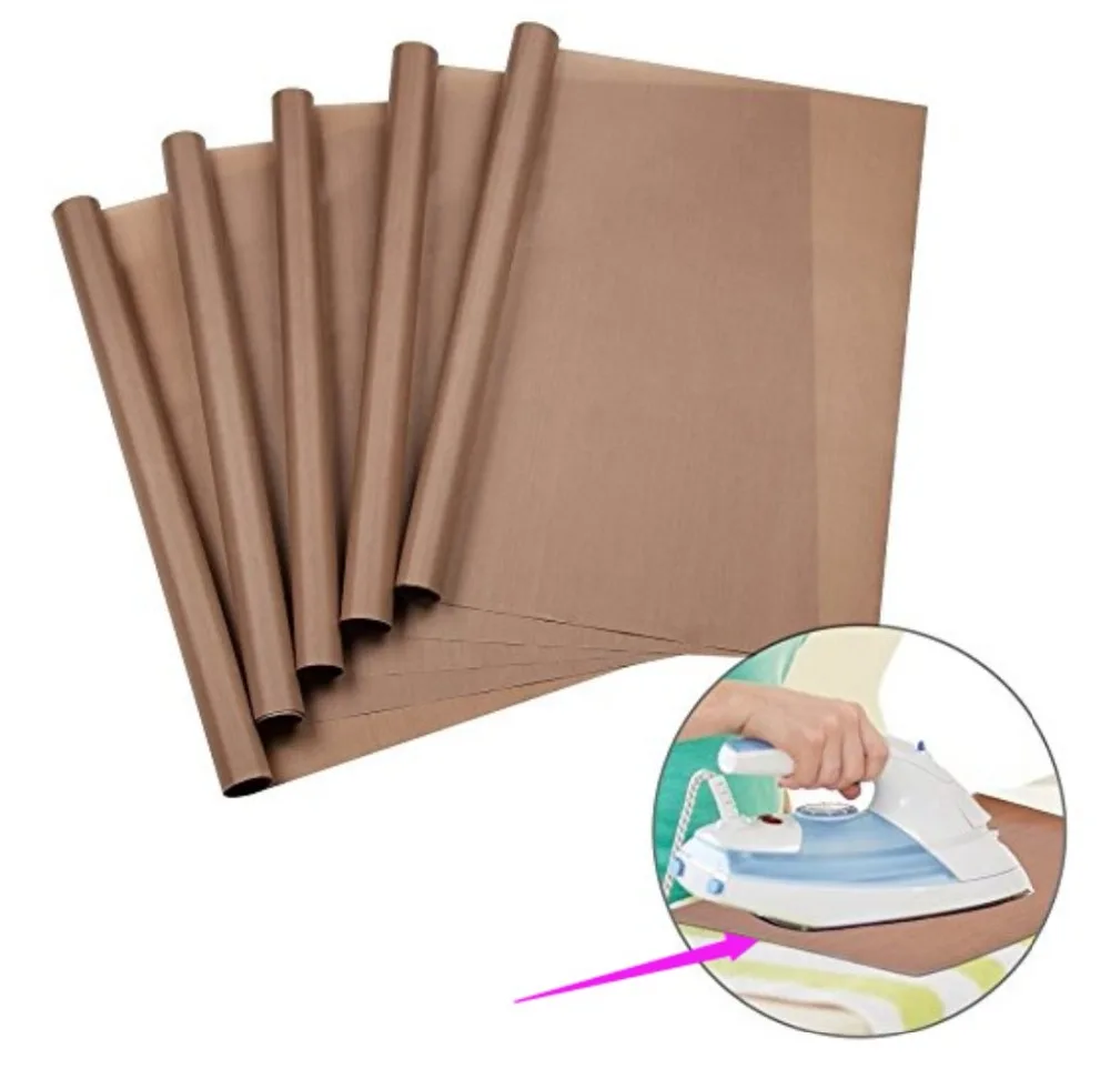 

Iron liner Mat Heat Resistant Non Stick Ptfe For Ironing, Black;brown;white