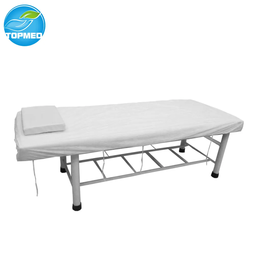 Customize Disposable Nonwoven Hospital Patient Room White Bed Cover