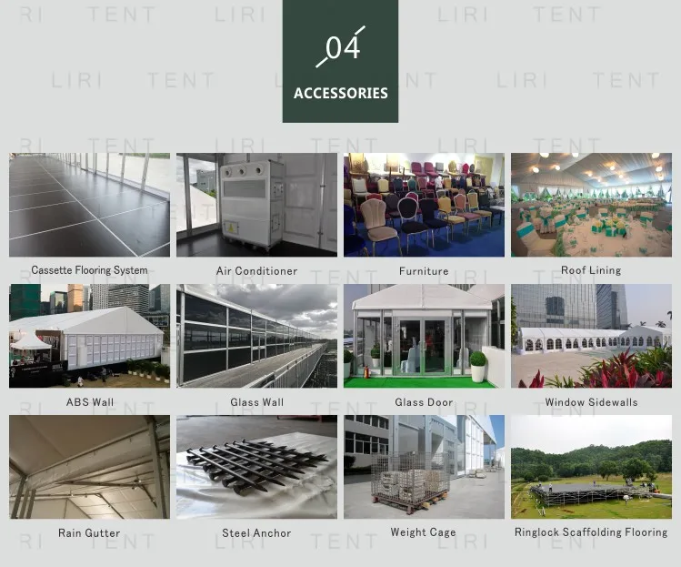 High Class 20x25m Temporary Corporate Anniversary Celebration Second Hand Marquee Tents for sale