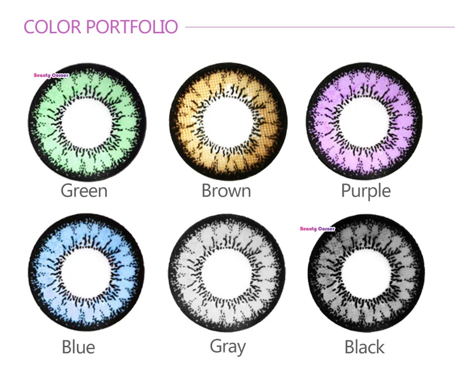 Yearly Use Honey Colored Contact Lenses Cosmetic Soft Korea Solotica Contact Lens