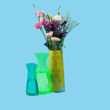 plastic bag vase