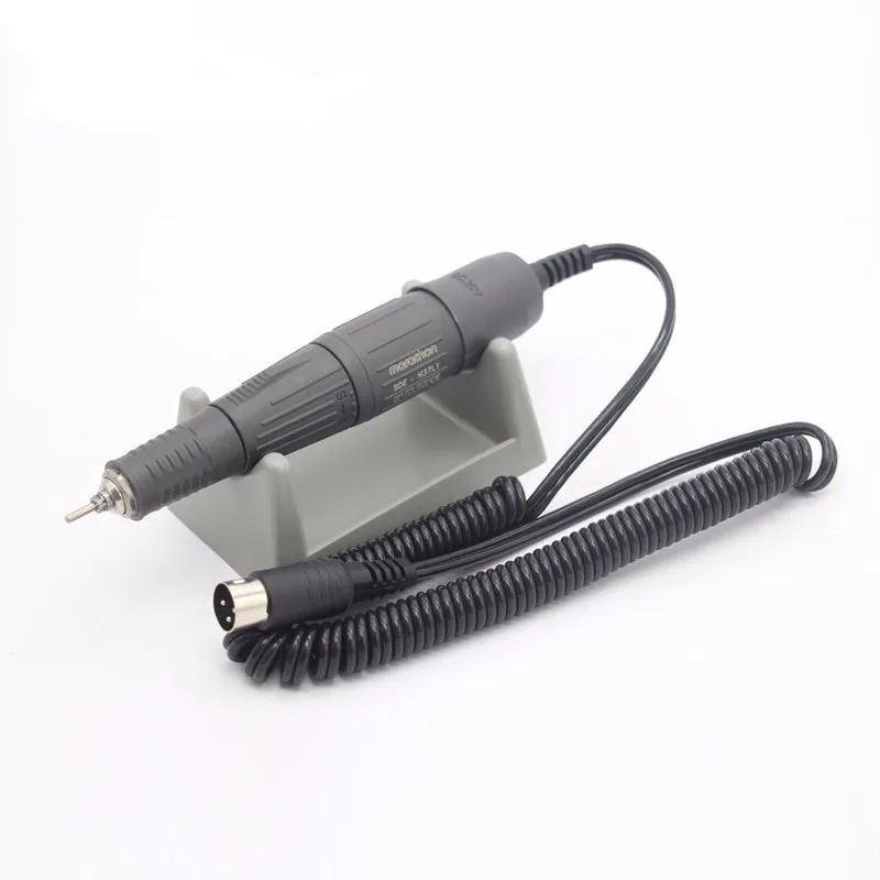 

65W 35000 rpm marathon sh37l1 brush handpiece nail drill electric nail drill, Black/grey