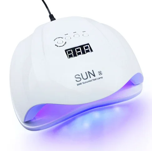 

SUN X 54w Powerful Nail Dryer UV Led machine Fast Curing Nail Lamp For Gel Nails Manicure