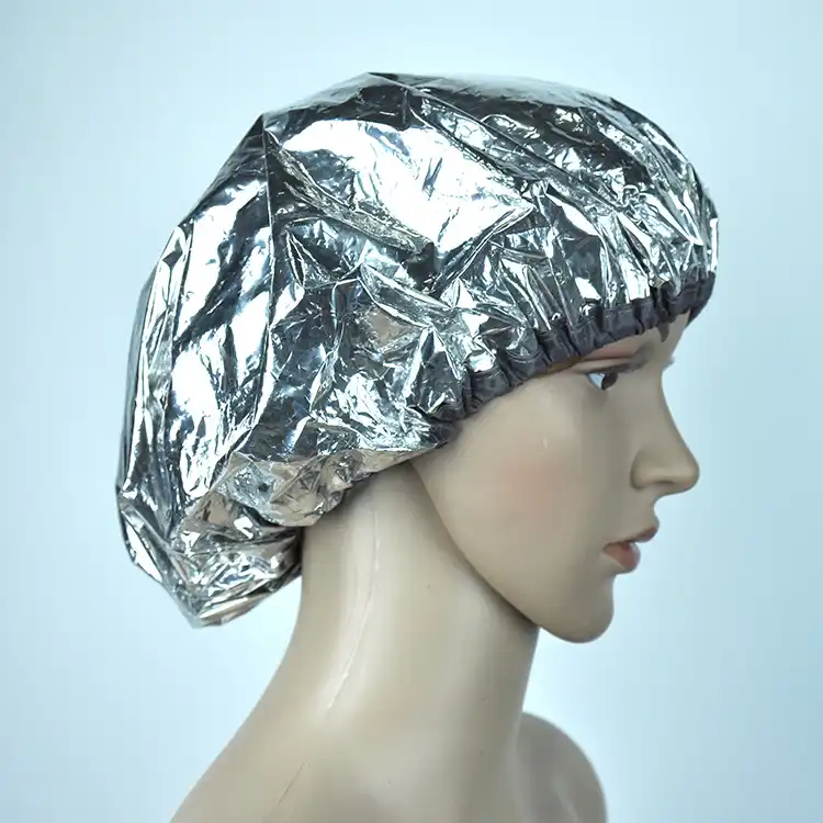 foil shower cap