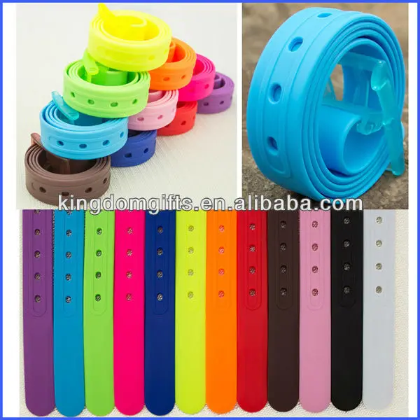 
High quality men/women silicone leather belt 