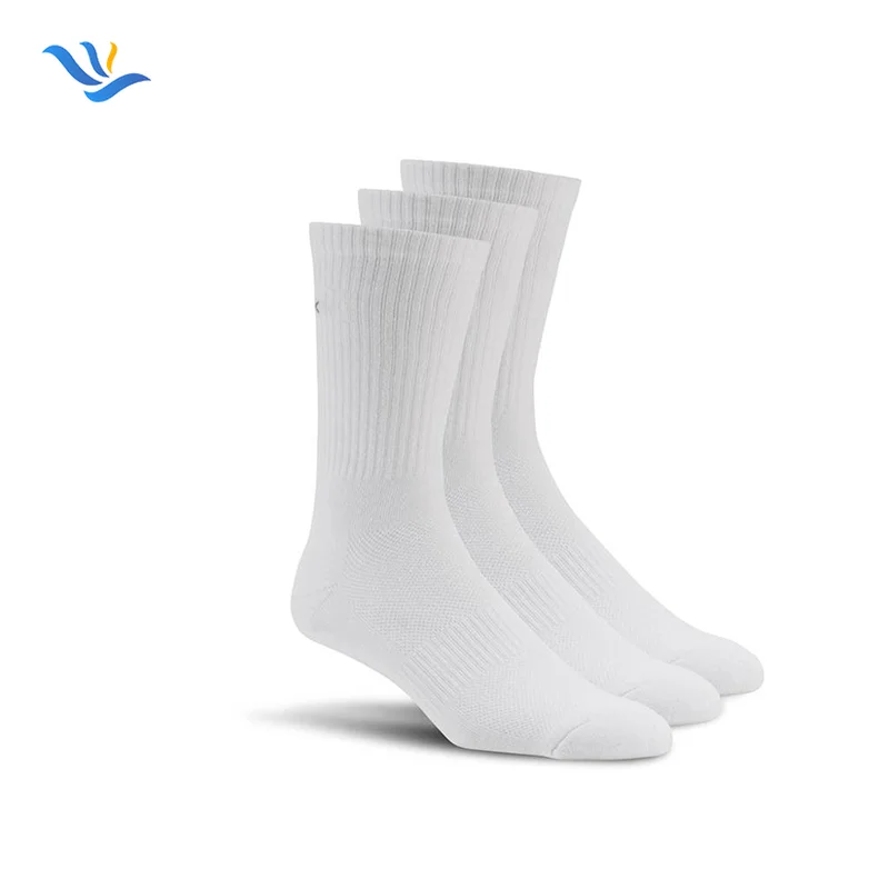 white cotton socks