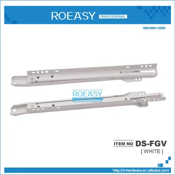 Fgv Powder Coating Roller Drawer Slide Rails For Table Furniture Cabinet