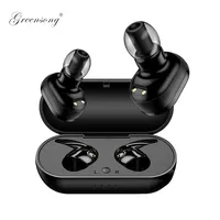 2019 Latest factory price True Wiesless earbuds mini bluetooth earphones with charging box TWS headphone