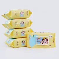 

High Quality Private Label Custom Natural Organic Baby Water wipe biodegradable Wet Wipes 100Pcs
