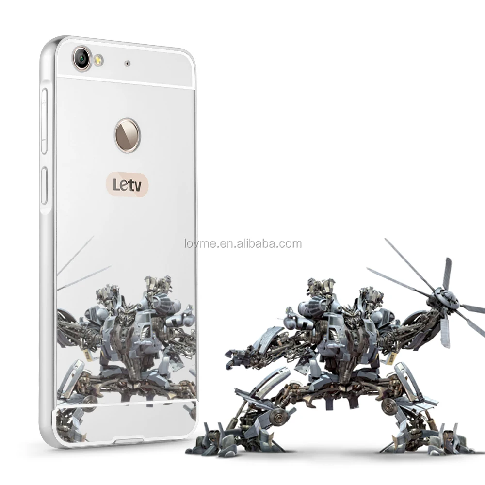 

Aluminum Bumper with Mirror Back Case Cover for Letv le 1s