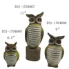 Ceramic animals owl garden decoration for ornament