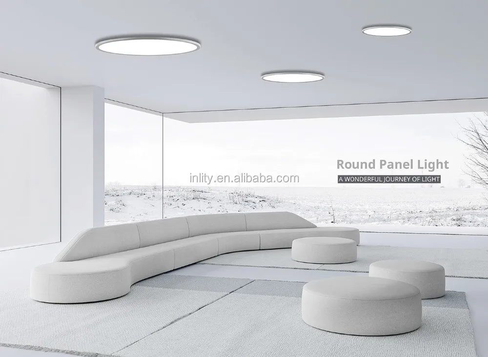 INLITY PNX4 LED round panel lighting 40w led panel light