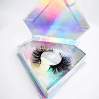 

cheap false eyelashes dramatic 3d mink lashes with own logo and custom packaging box