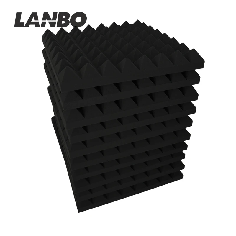 
China Wholesale Sound Absorbing Acoustic Foam Panels with wedge/egg/pyramid shape 