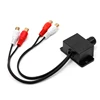 Free Shipping New Car Audio Amplifier Bass RCA 2RCA Level Remote Volume Control Knob LC-1 Universal