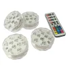 FOUR IN ONE PACK Submersible LED Lights IR Remote Controlled RGB Changing Multi Color Light Decoration