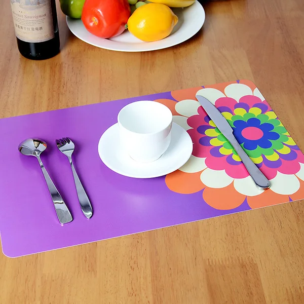 Natural Pp Placemats And Coaster Plastic Placemat For Dining Tablemat