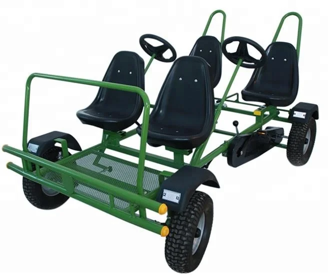 4wheel With 4 Seat Pedal Go Kart For Family Sandbeach Surrey Kartf4150