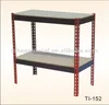 Premium 2 Shelf Work bench Steel Frame with E1 Wood Top 917x457x915 TI-152