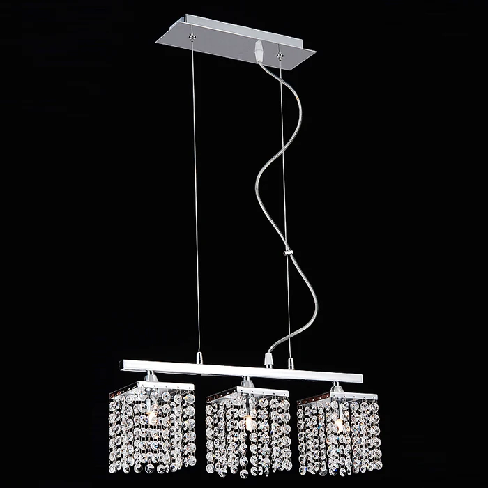 China Best Crystal 3 Lights Pendant Chandelier Light Parts Lights Pendant Chandelier Light Parts