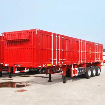 Cimc 13 Meters 3 Axles Steel Van Box Cargo Semi Trailer For Sale - Buy ...