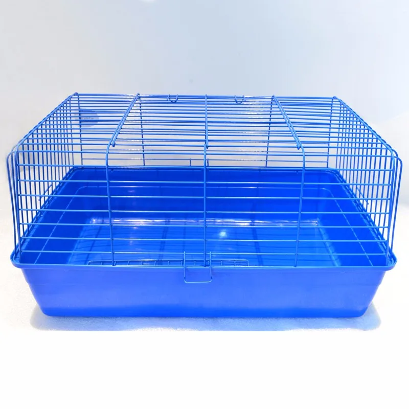 Commercial Wholesale Cheap Metal Breeding Rabbit Cage Plastic Tray