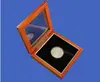 OEM wooden acrylic pvc euro coin display case for sale with clear lid