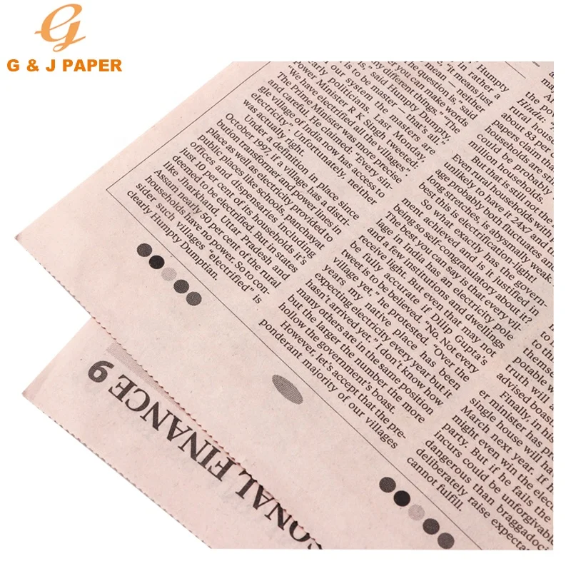
The Cheapest Colour Ream Packing Standard Newsprint Paper 45gsm 