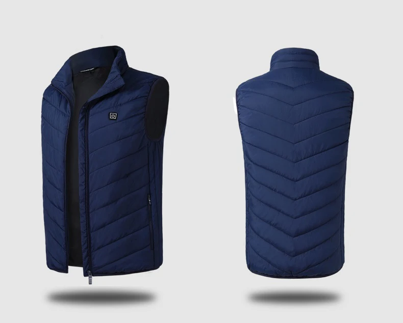 

Custom Winter Sleeveless USB Charging Heated Vest for Men, N/a