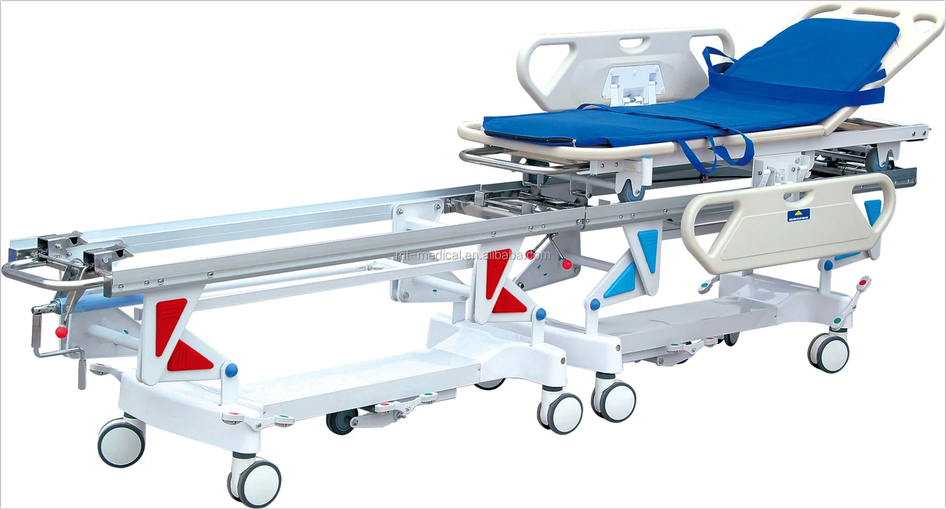 Luxury hospital medical connection patient transfer stretcher
