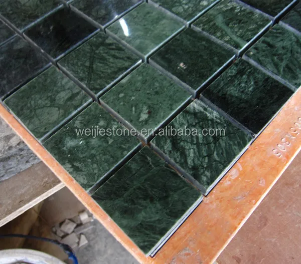 Verde Green Marble Mosaic Tile Tile Dark Green Mosaic Floor Tile